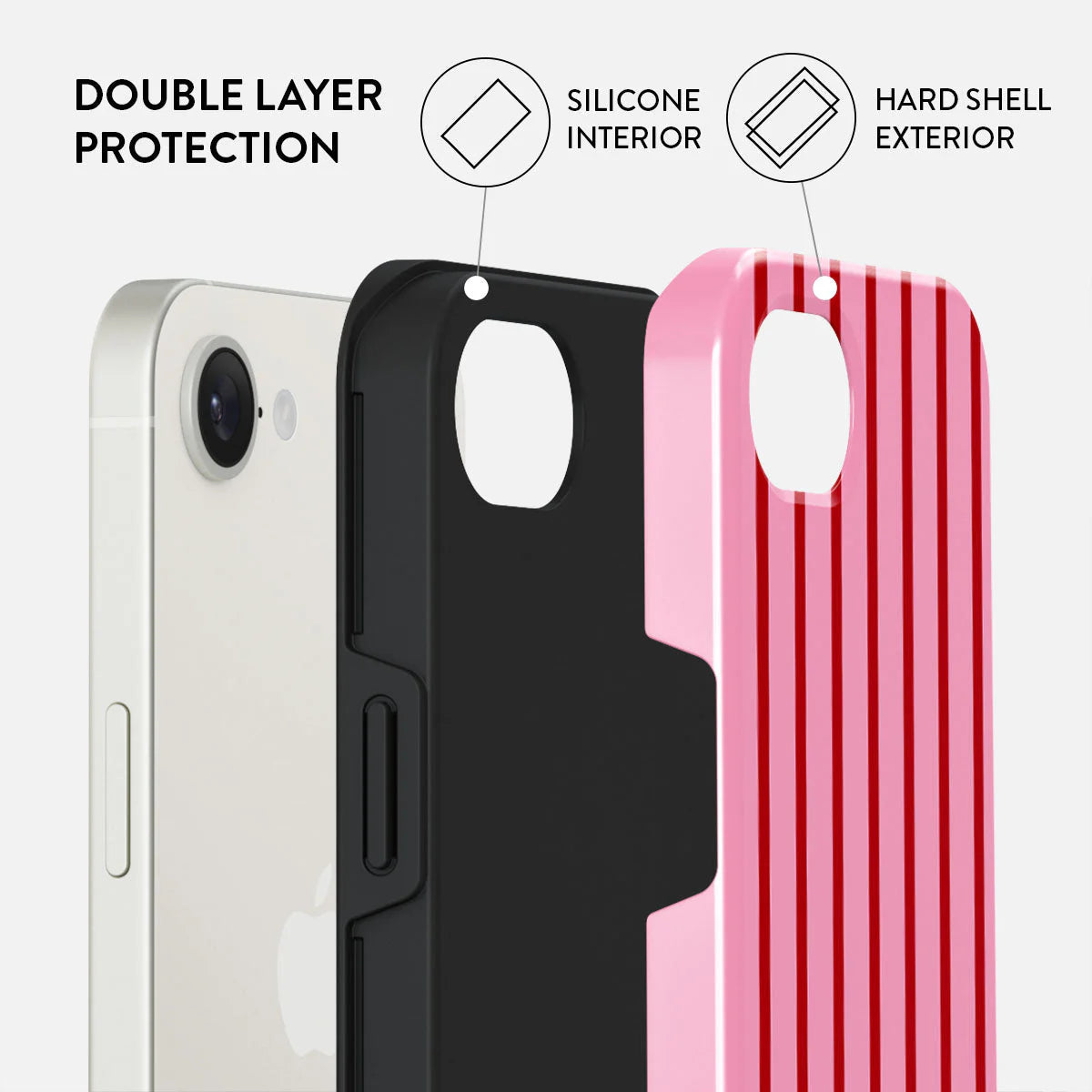 Burga Tough Case met MagSafe voor iPhone 17e/16e - Favorite Bikini