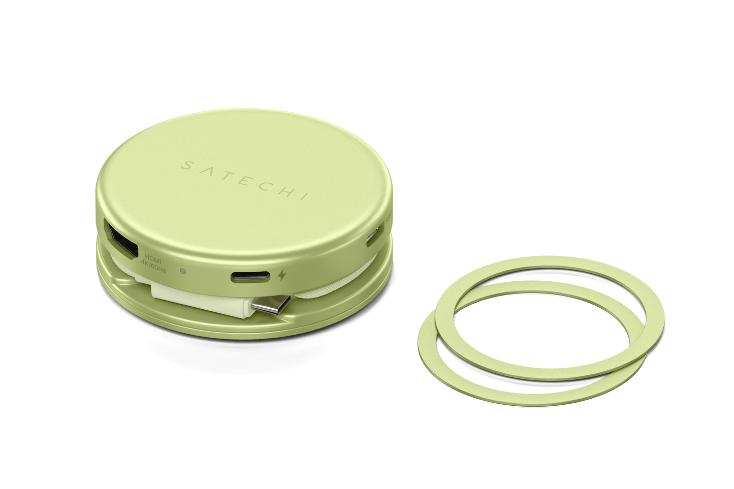 Satechi OntheGo 5-in-1 Multiport Adapter - Citrus