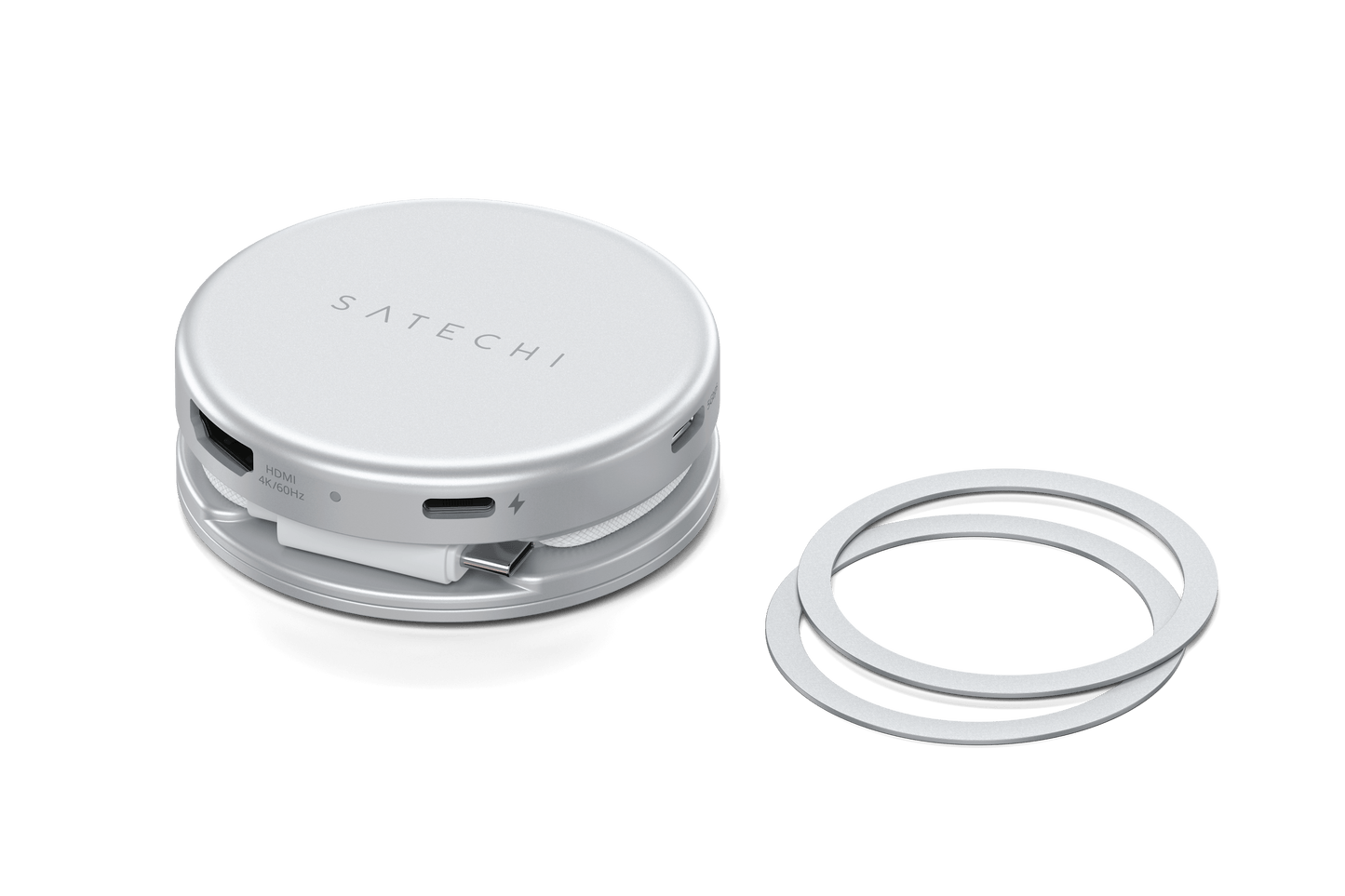 Satechi OntheGo 5-in-1 Multiport Adapter - Zilver
