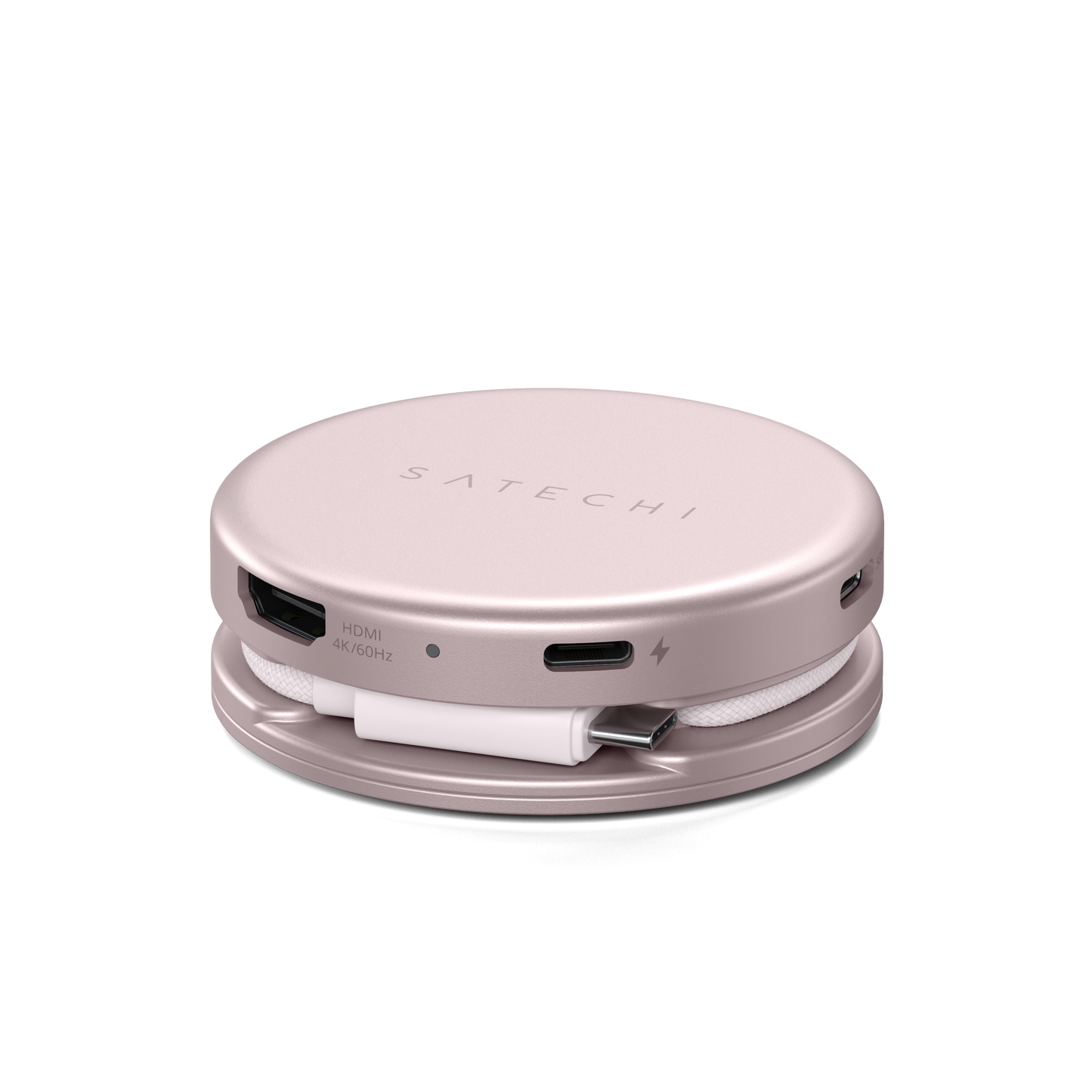 Satechi OntheGo 5-in-1 Multiport Adapter - Rose poudré