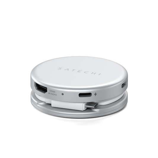 Satechi OntheGo 5-in-1 Multiport Adapter - Zilver