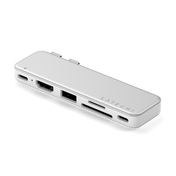 Satechi USB-C Snap Hub - Argent