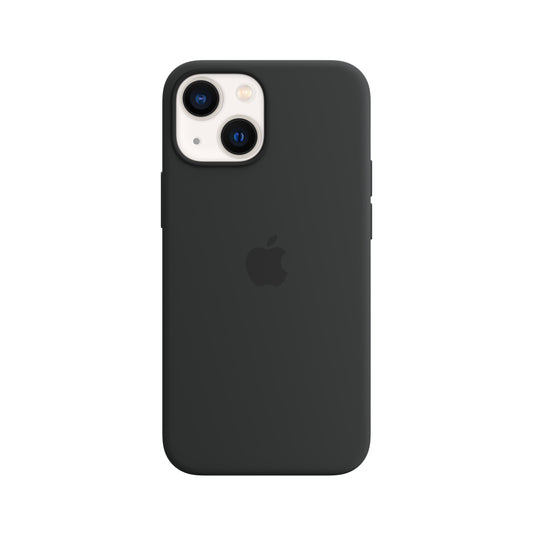 Siliconenhoesje met MagSafe voor iPhone 13 mini - Middernacht