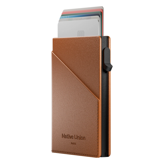 Native Union Slide Card Wallet - Brun