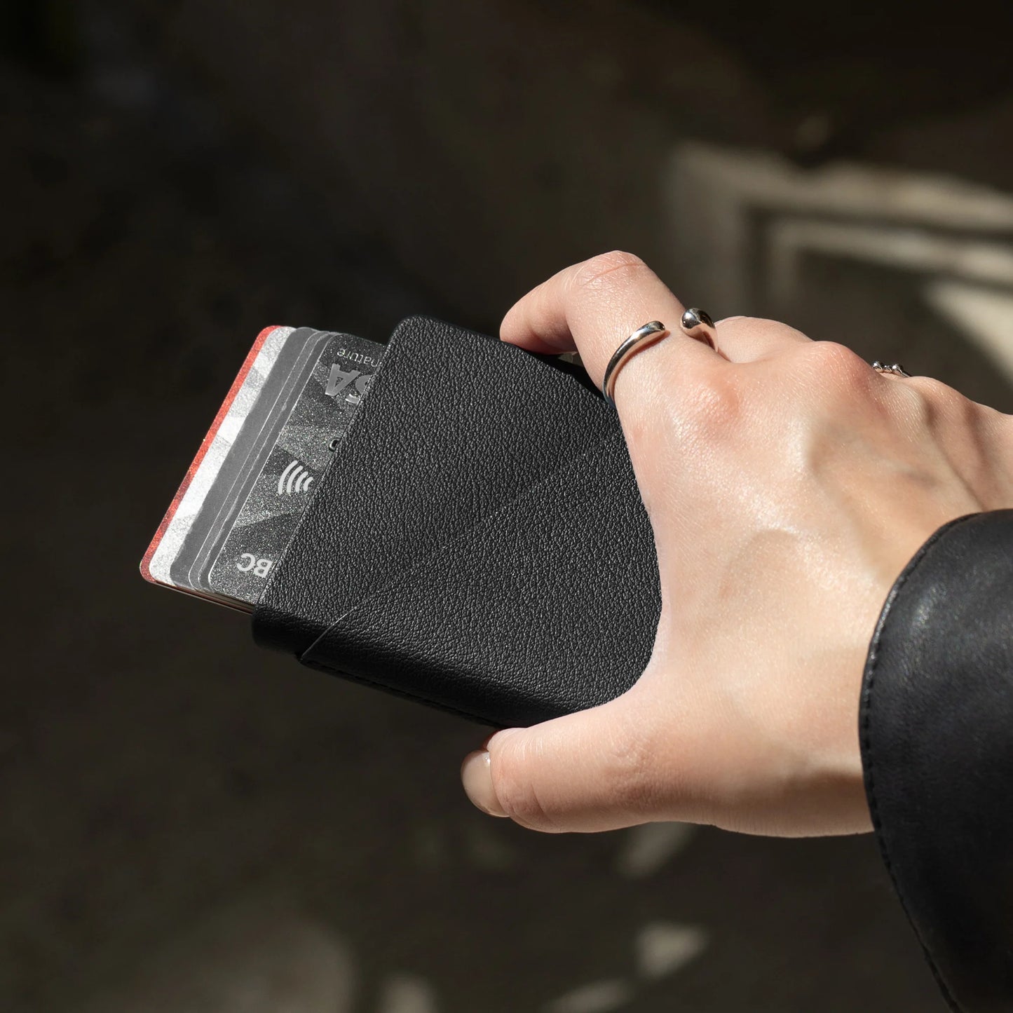 Native Union Slide Card Wallet - Noir