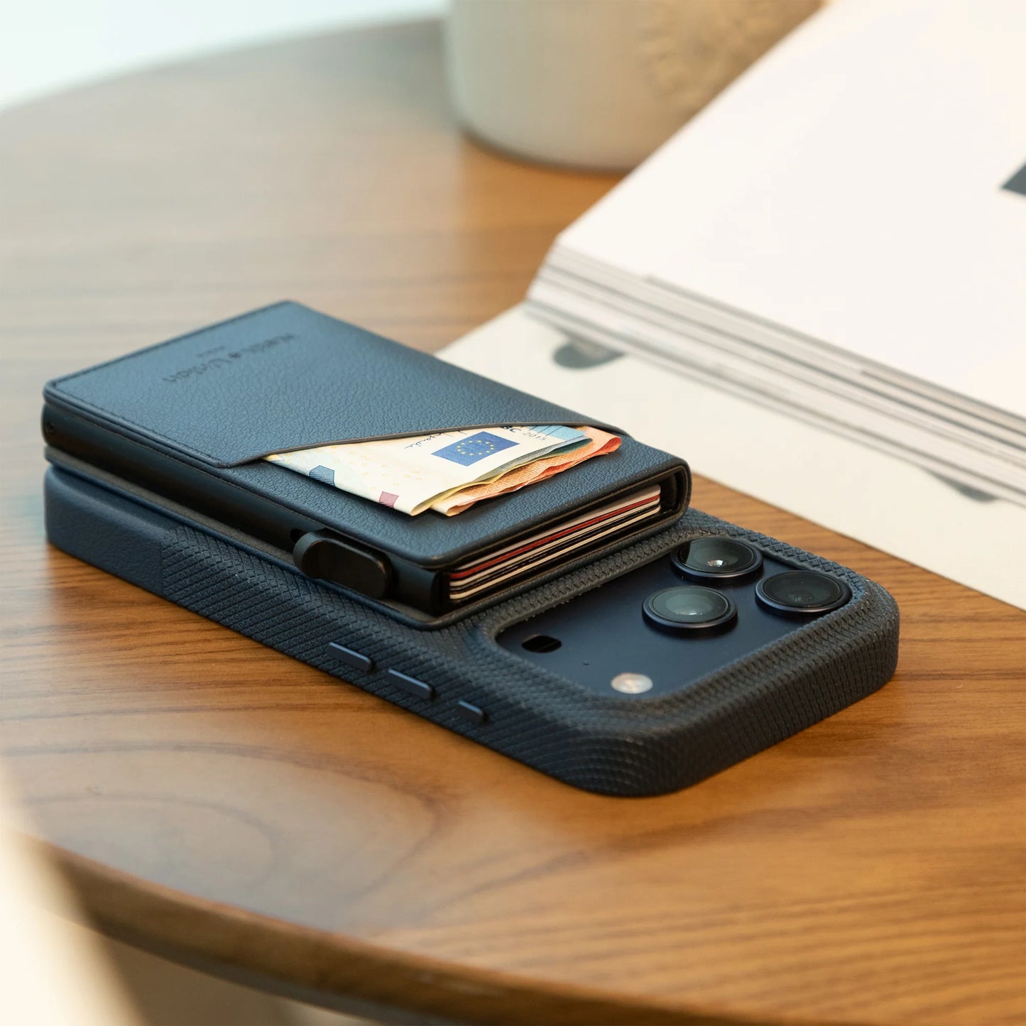 Native Union Slide Card Wallet - Bleu marine