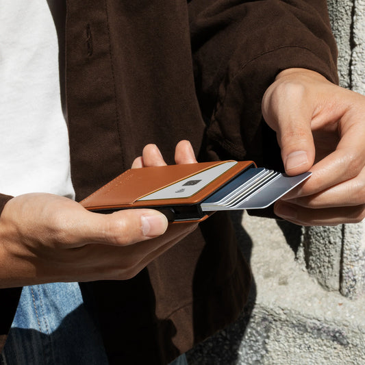 Native Union Slide Card Wallet - Brun
