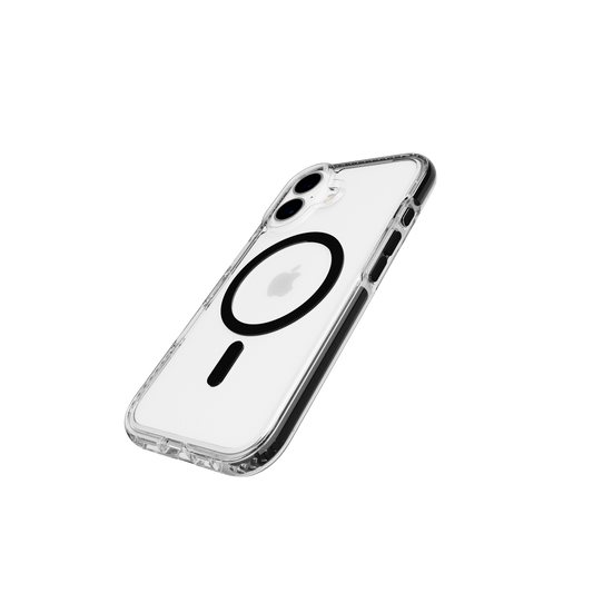 EOL Tech21 Evo Crystal MagSafe voor iPhone 16 - Zwart