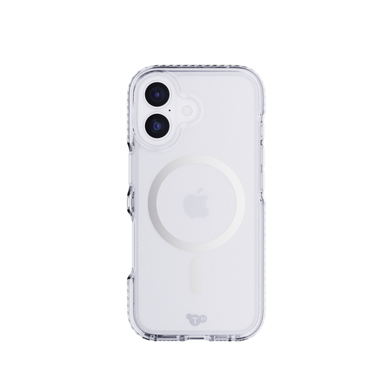 Tech21 Evo Crystal MagSafe pour iPhone 17 - Argent métallique