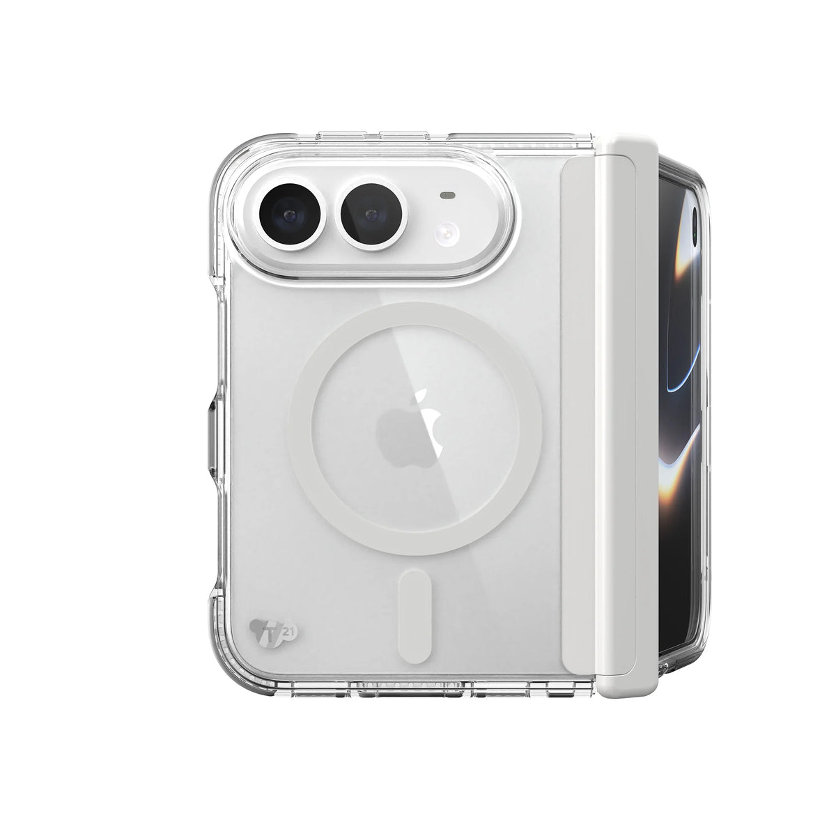 Tech21 Evo Clear MagSafe voor iPhone Duo - Transparant