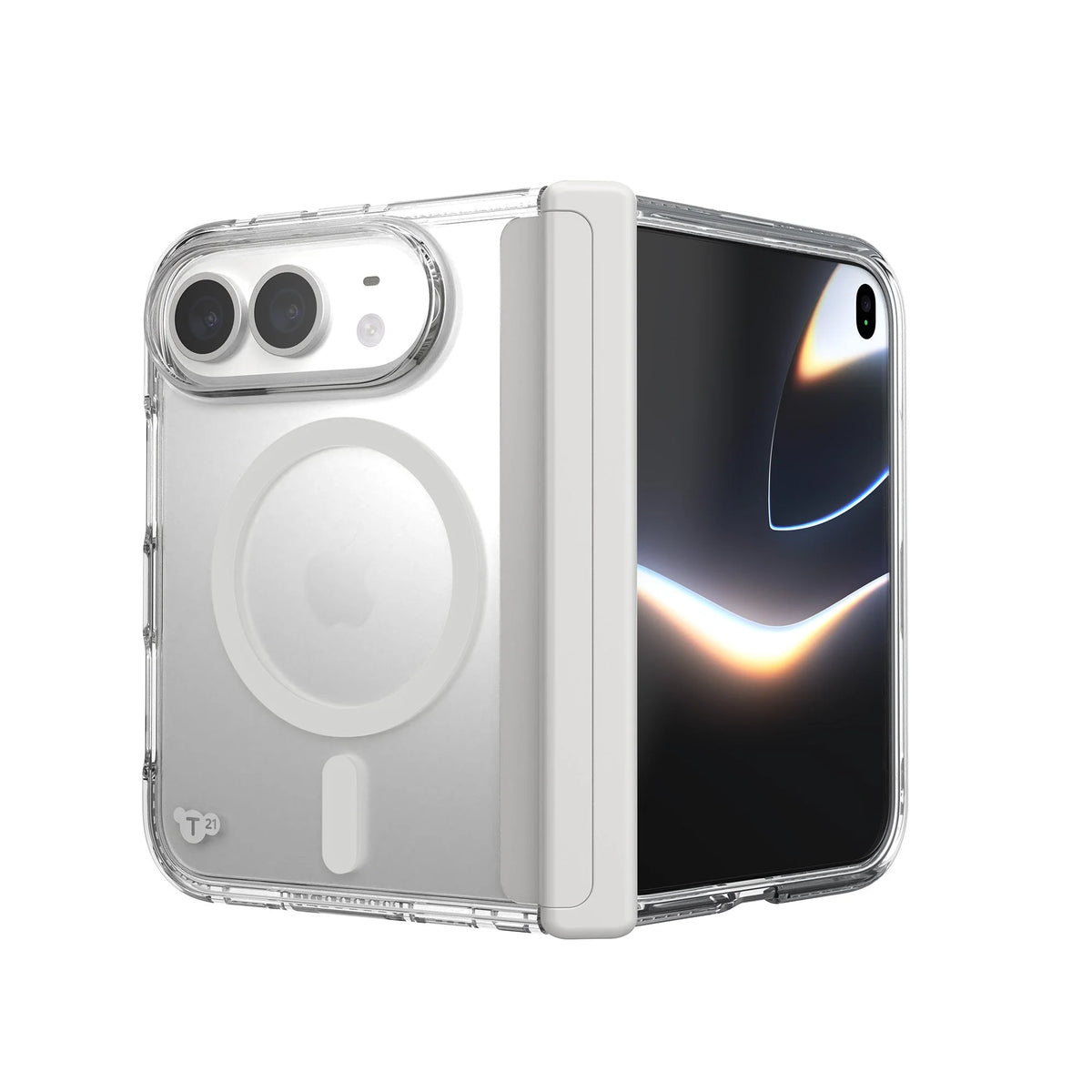 Tech21 Evo Clear MagSafe voor iPhone Duo - Transparant