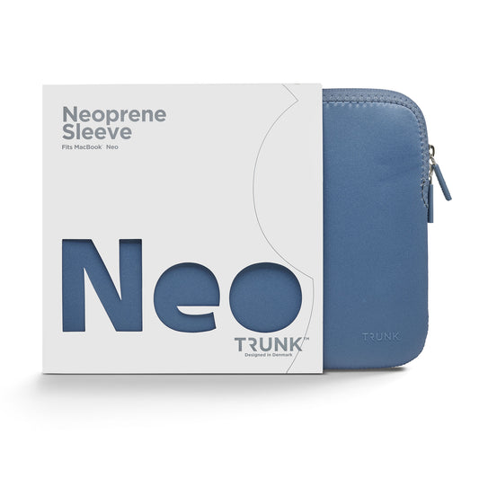 Trunk Neopreen hoes voor MacBook Neo - Indigo
