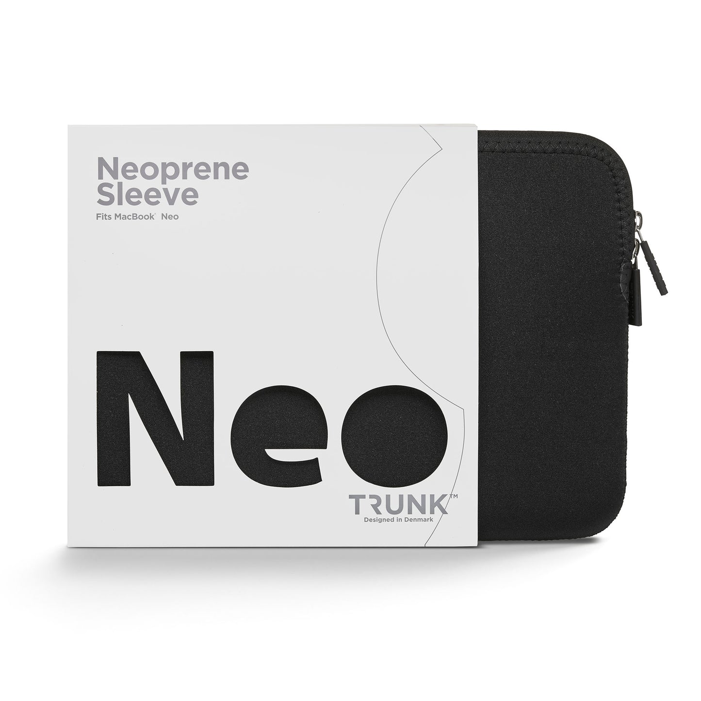 Trunk Housse en néoprène pour MacBook Neo - Noir