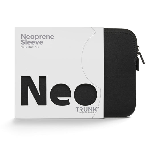 Trunk Neopreen hoes voor MacBook Neo - Zwart