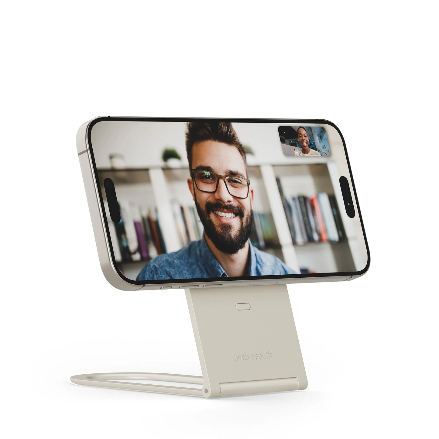 Twelve South Curve Nano - Magnetic iPhone Stand - Pierre de grès