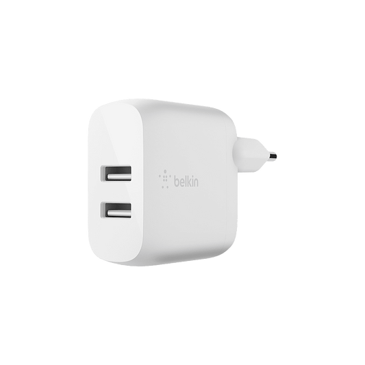 Belkin BoostCharge | 2-poorts USB-A-wandlader (24W)