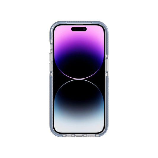 Tech21 Evo Crystal MagSafe voor iPhone 14 Pro - Blauw