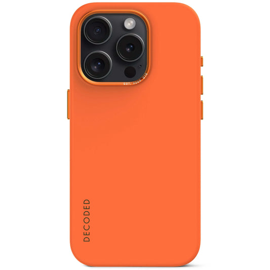 Decoded Siliconenhoesje voor iPhone 15 Pro - Apricot Crush