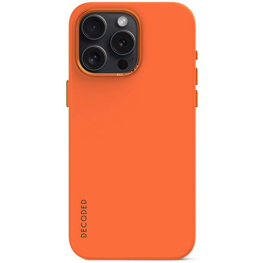 Decoded Siliconenhoesje voor iPhone 15 Pro Max - Apricot Crush