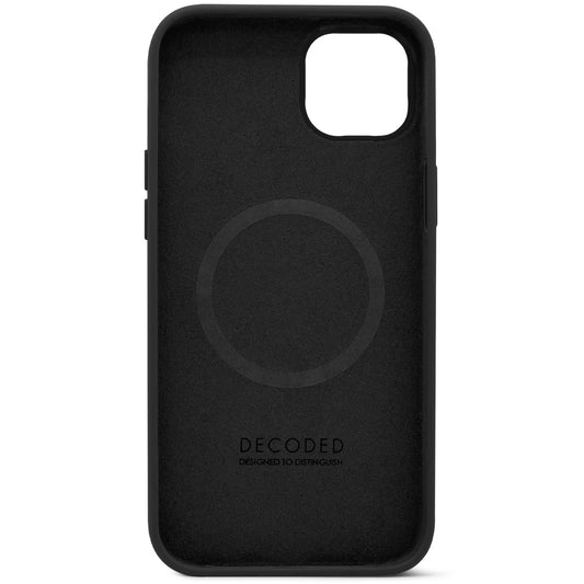EOL Decoded Antimicrobial Silicone Backcover pour iPhone 14 Plus - Charcoal