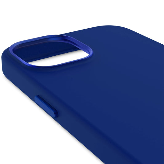 Decoded Siliconenhoesje voor iPhone 15 - Galactic Blue