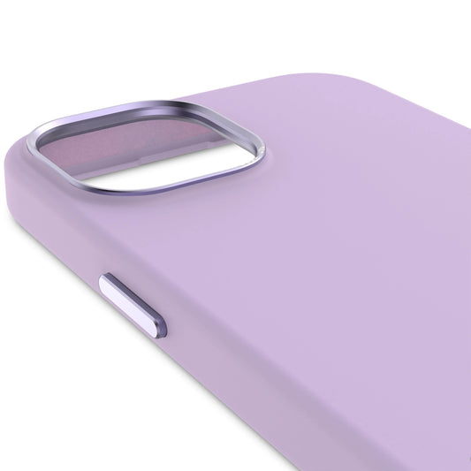 Decoded Siliconenhoesje voor iPhone 15 Plus - Digital Lavender