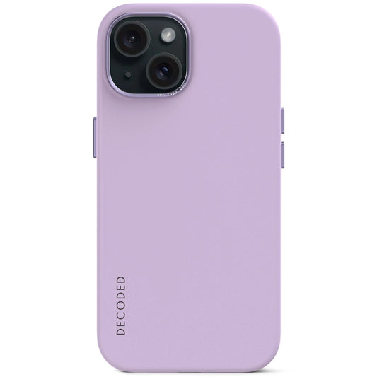 Decoded coque en silicone pour iPhone 15 Plus - Digital Lavender
