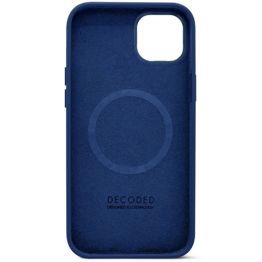 EOL Decoded Antimicrobial Silicone Backcover pour iPhone 14 Plus - Navy Peony