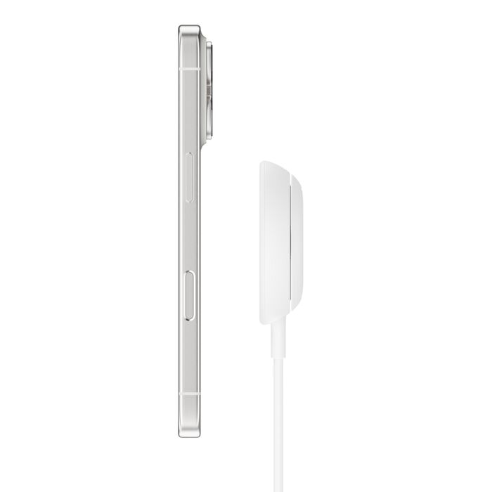 Belkin UltraCharge | Magnetische lader met Qi2 (25W) - Ronde kickstand - Wit