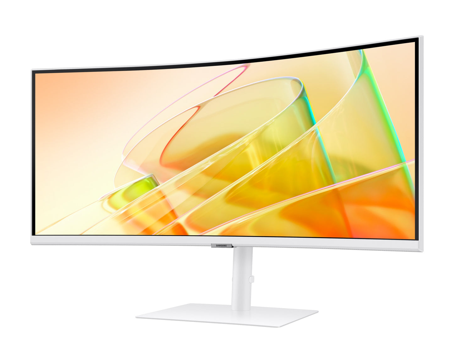 Samsung ViewFinity S6 34-inch LED monitor / 6440 x 1440 UWQHD @ 100 Hz / VA / 350 cd/m² / 3000:1 / HDR10 / 5 ms / 2 x Thunderbolt 4 / HDMI / DP (Blanc)