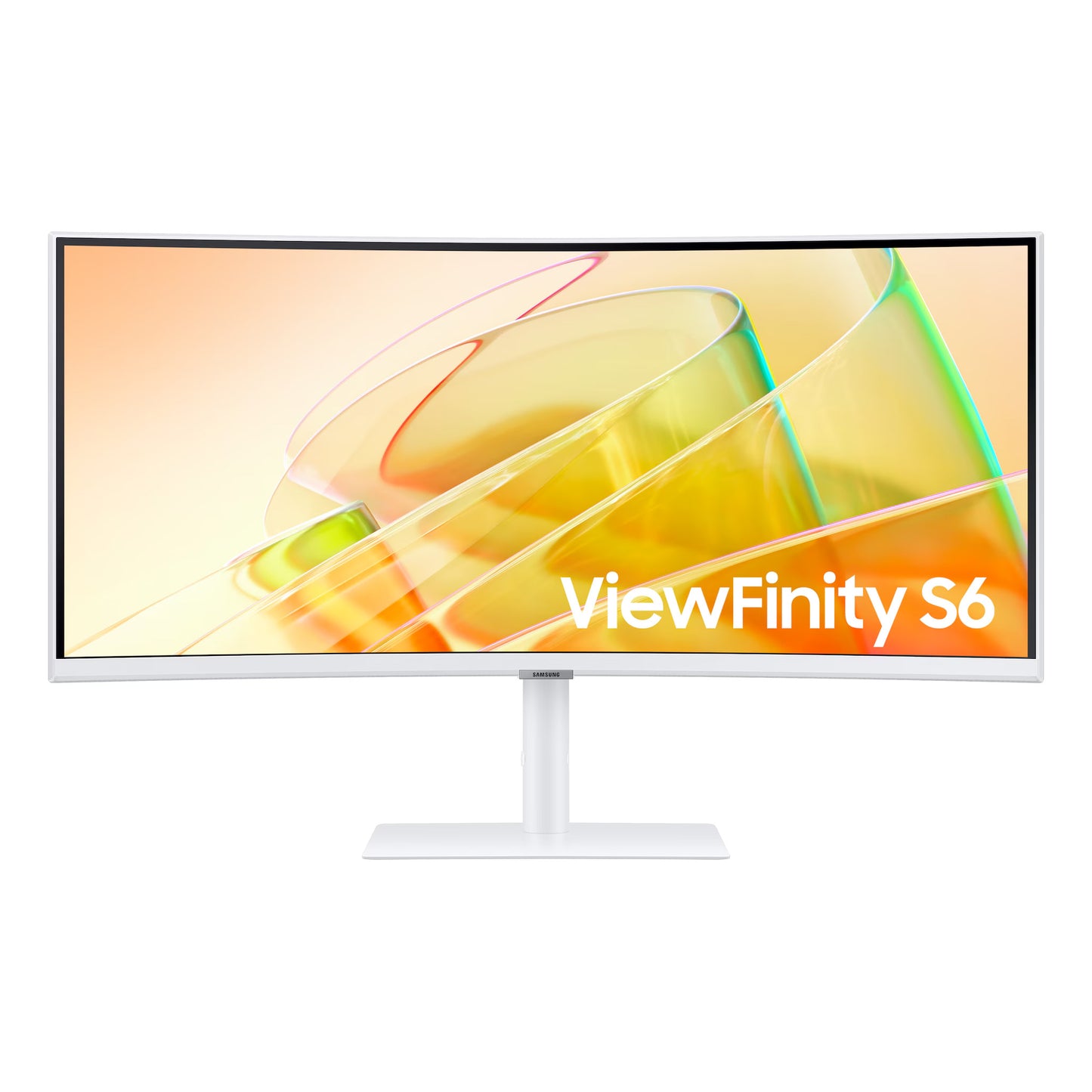 Samsung ViewFinity S6 34-inch LED monitor / 6440 x 1440 UWQHD @ 100 Hz / VA / 350 cd/m² / 3000:1 / HDR10 / 5 ms / 2 x Thunderbolt 4 / HDMI / DP (Blanc)