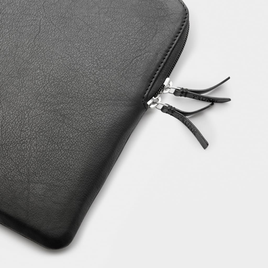 EOL Trunk Leren hoes voor MacBook Pro 16-inch - Zwart
