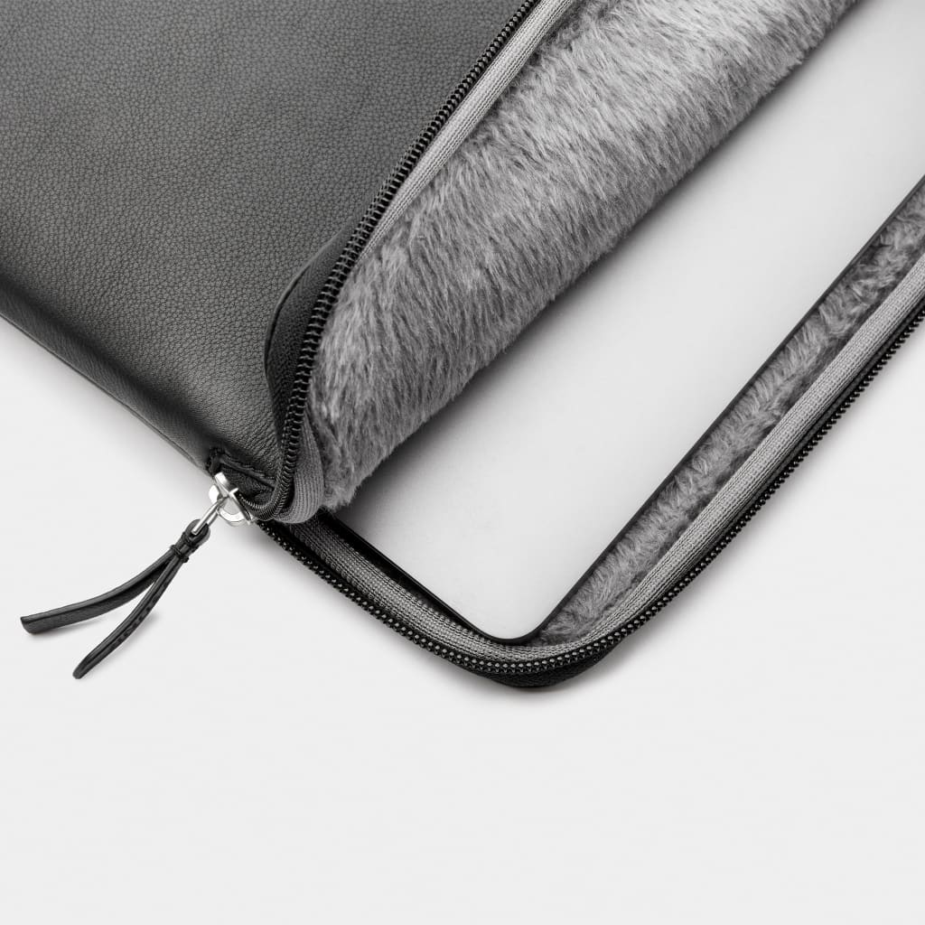 EOL Trunk Leren hoes voor MacBook Pro 16-inch - Zwart