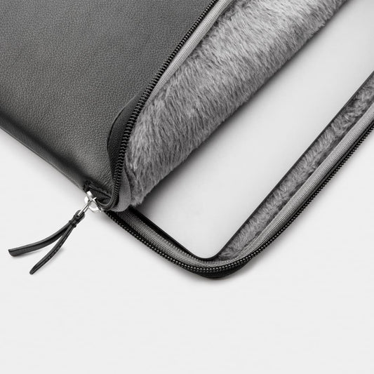 EOL Trunk Leren hoes voor MacBook Pro 16-inch - Zwart