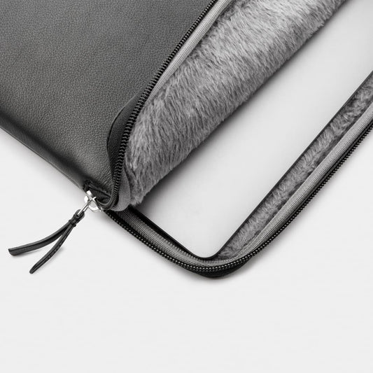 Trunk Housse en cuir pour MacBook 13 pouces - Noir