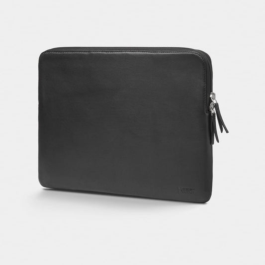 EOL Trunk Leren hoes voor MacBook Pro 16-inch - Zwart