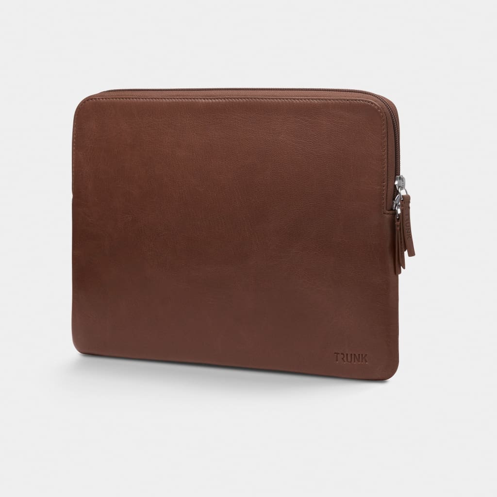 Trunk Housse en cuir pour MacBook 13 pouces - Brun