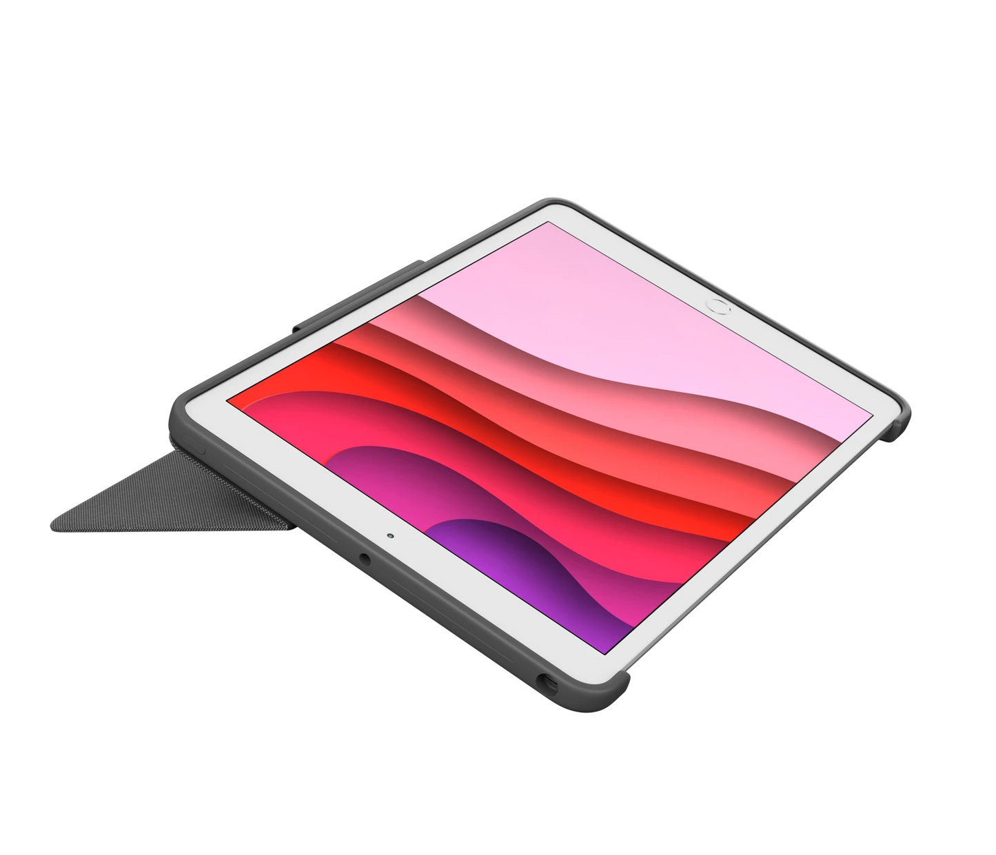 Logitech Combo Touch - Keyboard Case voor 10,2-inch iPad (7e/8e/9e gen.) - FR (Azerty) - Oxford Grey