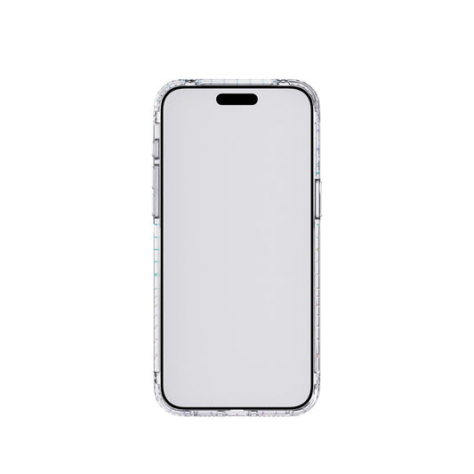EOL Tech21 Evo Clear hoesje avec MagSafe pour iPhone 15 Pro Max - Sparkle Solar