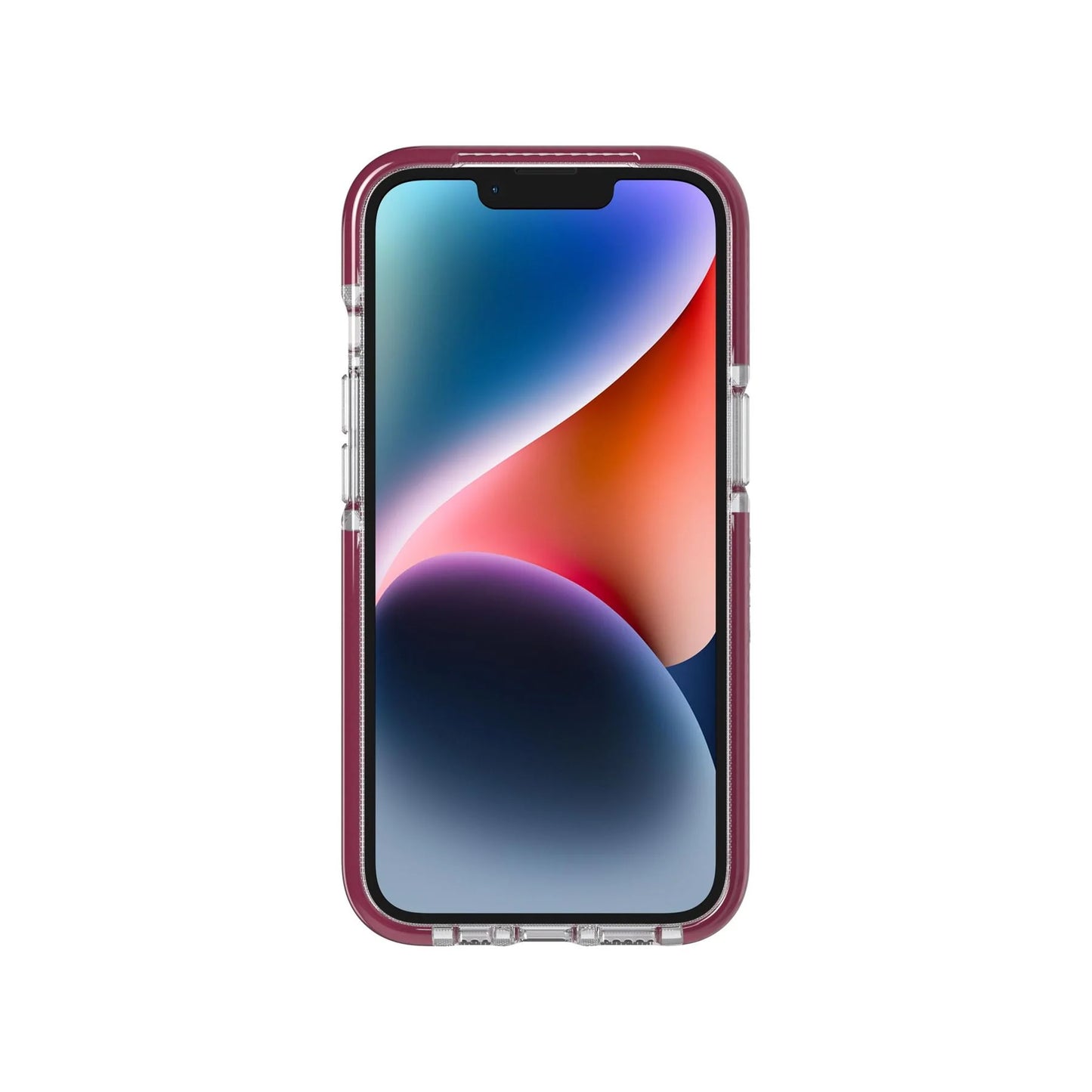 Tech21 Evo Crystal MagSafe voor iPhone 14 - Bordeaux