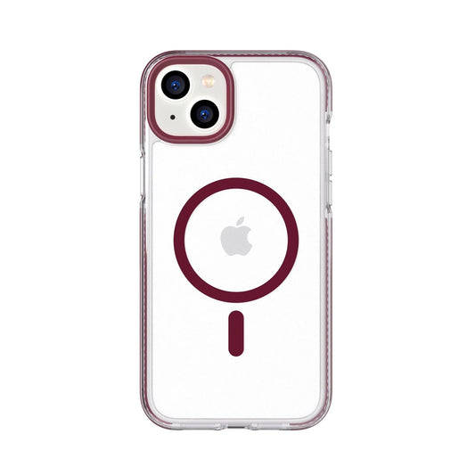 Tech21 Evo Crystal MagSafe pour iPhone 14 Plus - Bordeaux