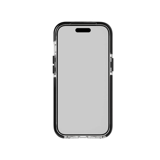 Tech21 Evo Crystal met MagSafe voor iPhone 15 - Transparant/Zwart
