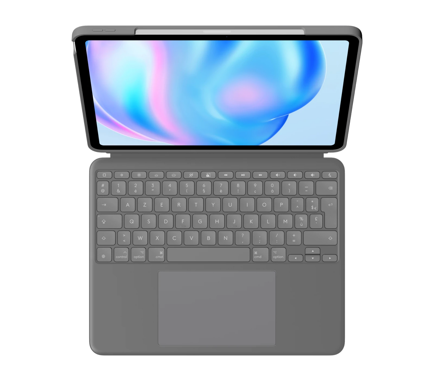 Logitech Combo Touch - Keyboard Case pour iPad Air 13 pouces (M3/M2) - FR (Azerty) - Oxford Grey