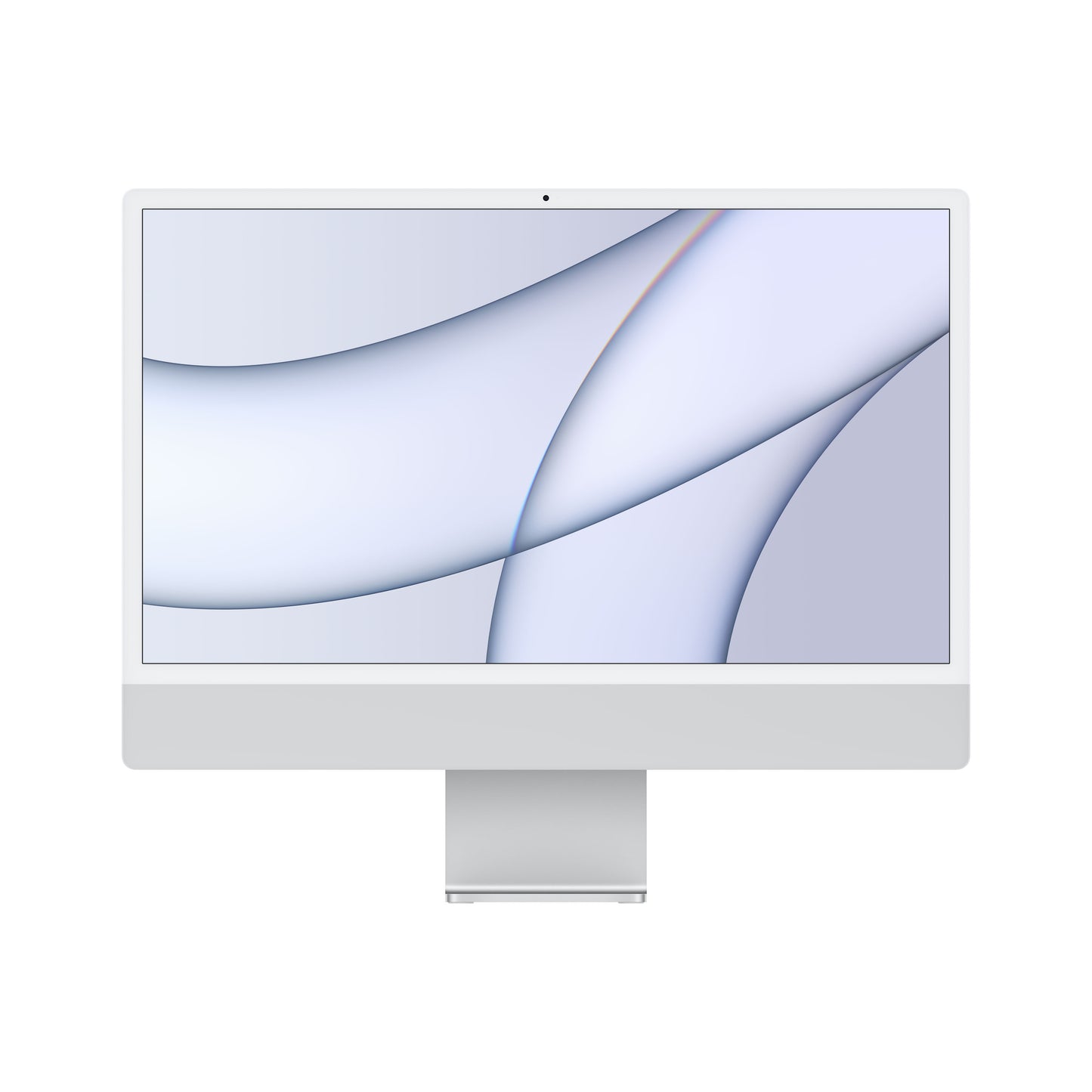 EOL 24-inch iMac met Retina 4,5K‑display: Apple M1-chip met 8-core CPU en 8-core GPU, 8 GB, 512 GB - Zilver (Azerty FR)