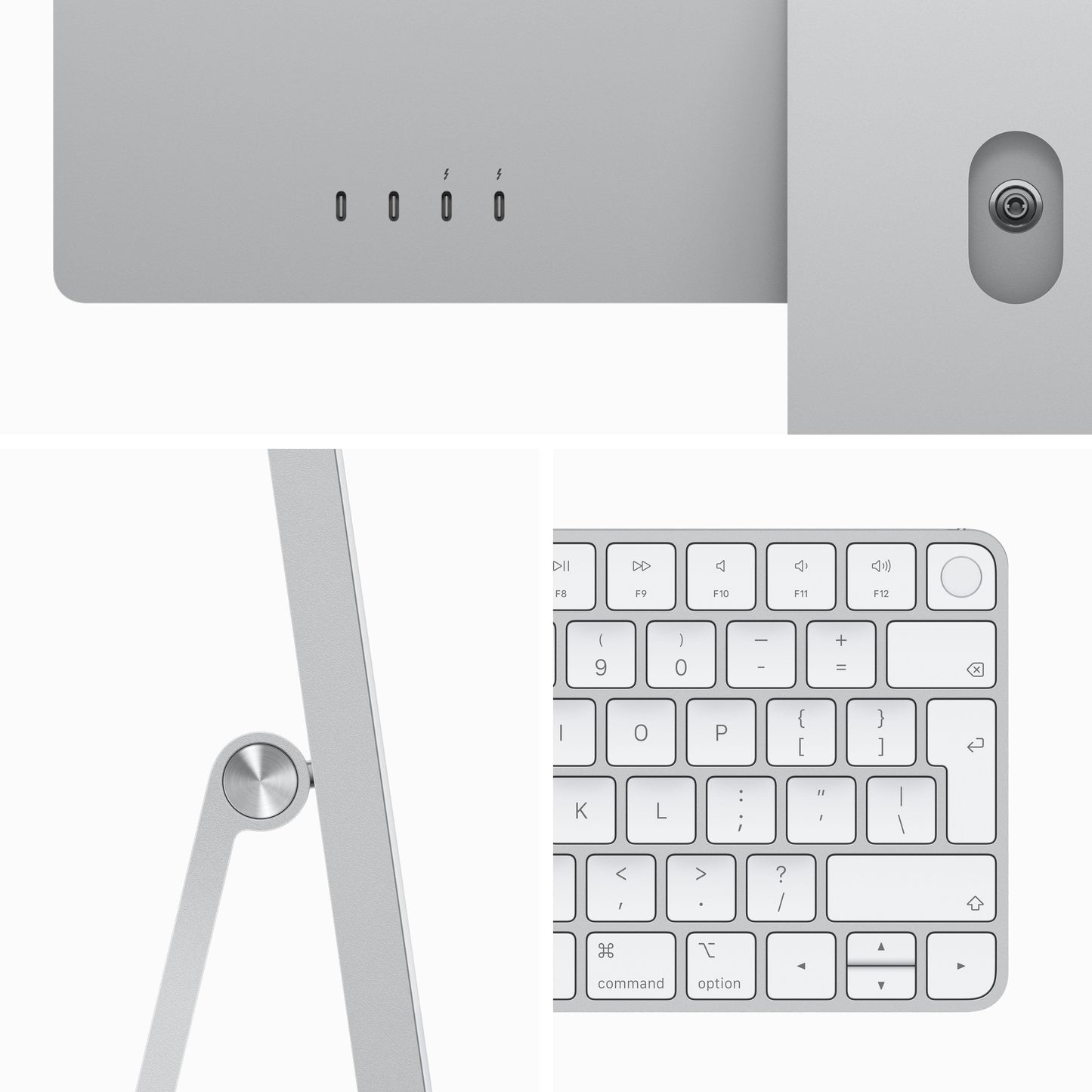 [OPEN BOX] 24-inch iMac met Retina 4,5K‑display: Apple M3‑chip met 8‑core CPU en 10‑core GPU, 8 GB, 512 GB, Magic Keyboard met Touch ID - Zilver