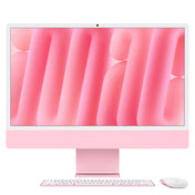 CTO iMac 24 pouces avec écran Retina 4,5K: Puce Apple M4 avec CPU 8 cœurs et GPU 8 cœurs, 16 Go, 256 Go, Magic Keyboard avec Touch ID et pavé numérique - Rose (Azerty FR)