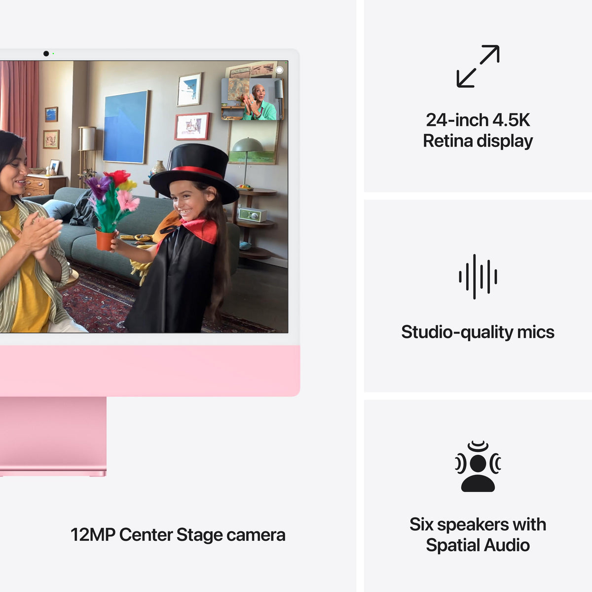 CTO 24-inch iMac met Retina 4,5K‑display: Apple M4-chip met 8‑core CPU ...
