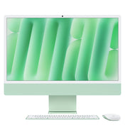 iMac 24 pouces avec écran Retina 4,5K: Puce Apple M4 avec CPU 10 cœurs et GPU 10 cœurs, 16 Go, 512 Go, Magic Keyboard avec Touch ID - Vert (Azerty FR)