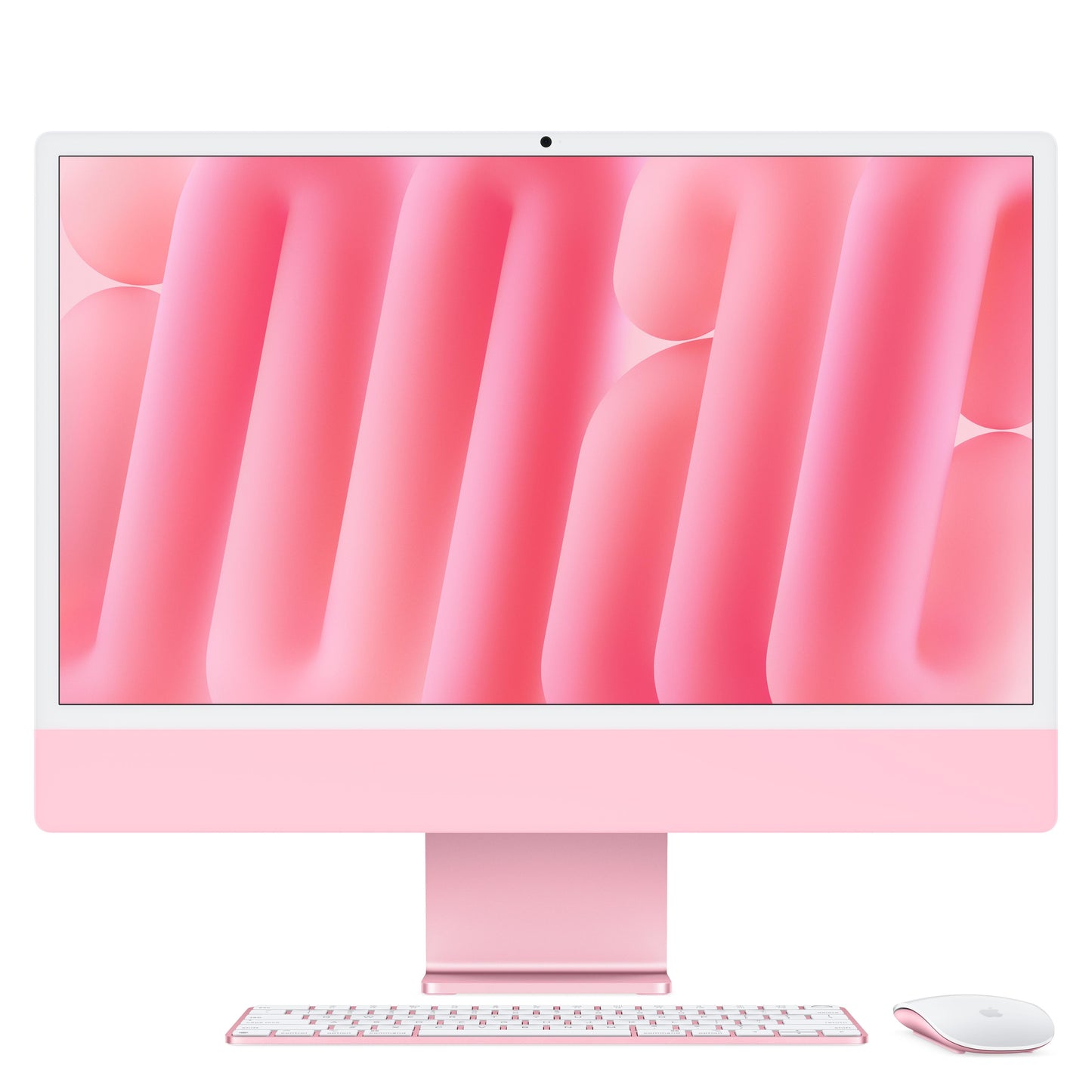 iMac 24 pouces avec écran Retina 4,5K: Puce Apple M4 avec CPU 10 cœurs et GPU 10 cœurs, 16 Go, 256 Go, Magic Keyboard avec Touch ID - Rose (Azerty FR)