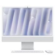 24-inch iMac met Retina 4,5K‑display: Apple M4-chip met 10‑core CPU en 10‑core GPU, 24 GB, 512 GB, Magic Keyboard met Touch ID - Zilver (Azerty FR)
